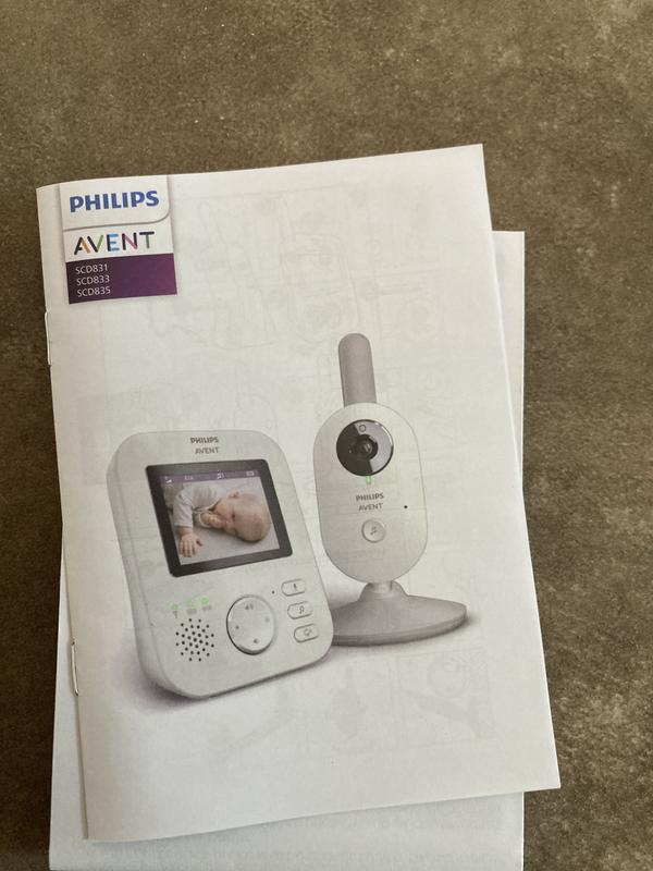 Philips Avent - Babyphone bébé avec caméra, SCD835/26