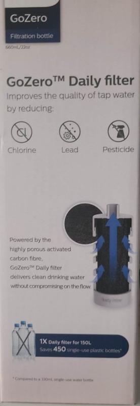 Philips GoZero 680ml Daily Straw Water Bottle (Tritan Green) - JB Hi-Fi
