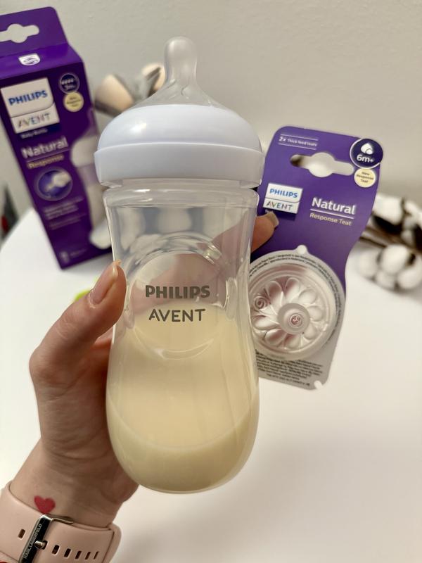 Avent Natural Response Maximum Flow Nipple 6, 6m+ SCY966/02 2pcs - Mother & Baby From UK