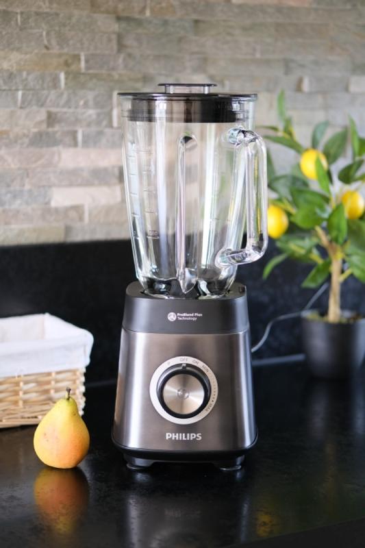 ⑤playMixer  MK-30 TRIO Série 5000 Blender mixeur Philips - Blender noir 2L, 1200W HR3030