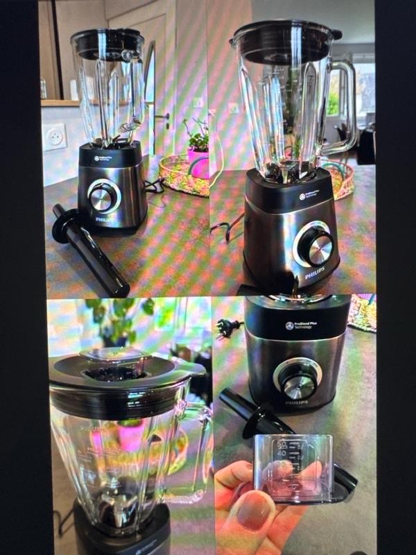 Série 5000 Blender mixeur Philips - Blender noir 2L, 1200W HR3030