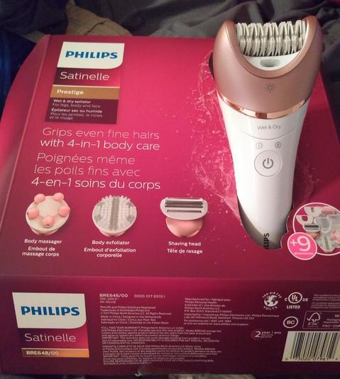 Satinelle Prestige Wet & Dry epilator BRE652/00 | Philips