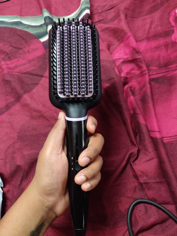 Advanced Heated straightening brush BHH880 50 Philips