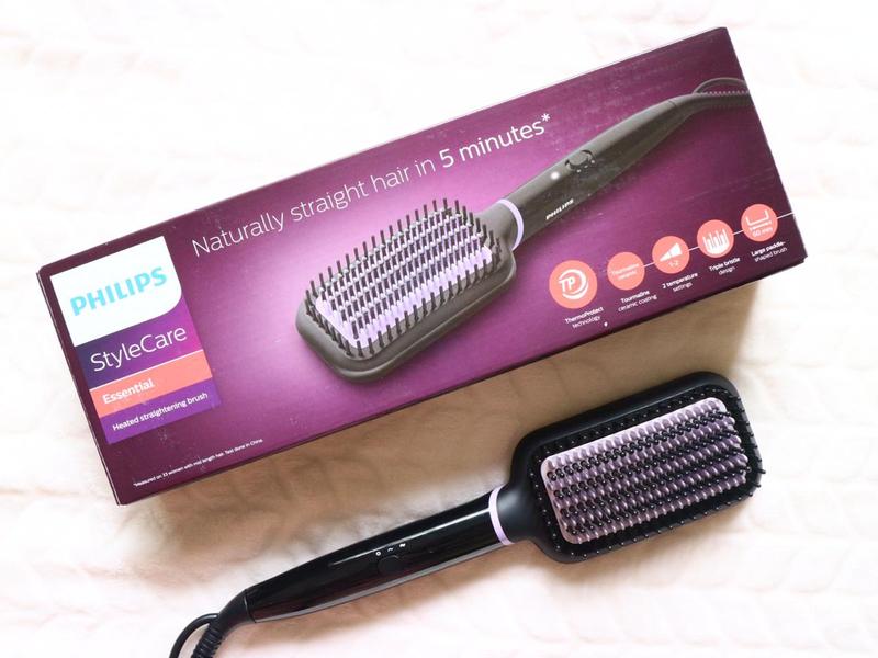 Philips heat and straightening brush best sale