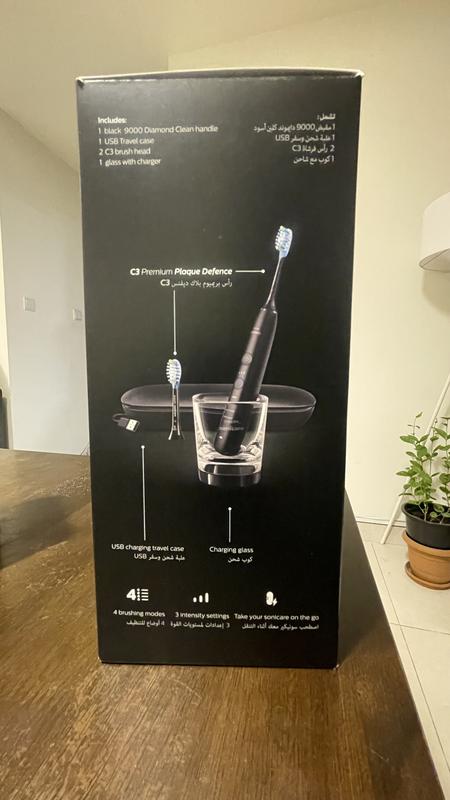 DiamondClean 9000 Rechargeable toothbrush HX9913/18 | Sonicare