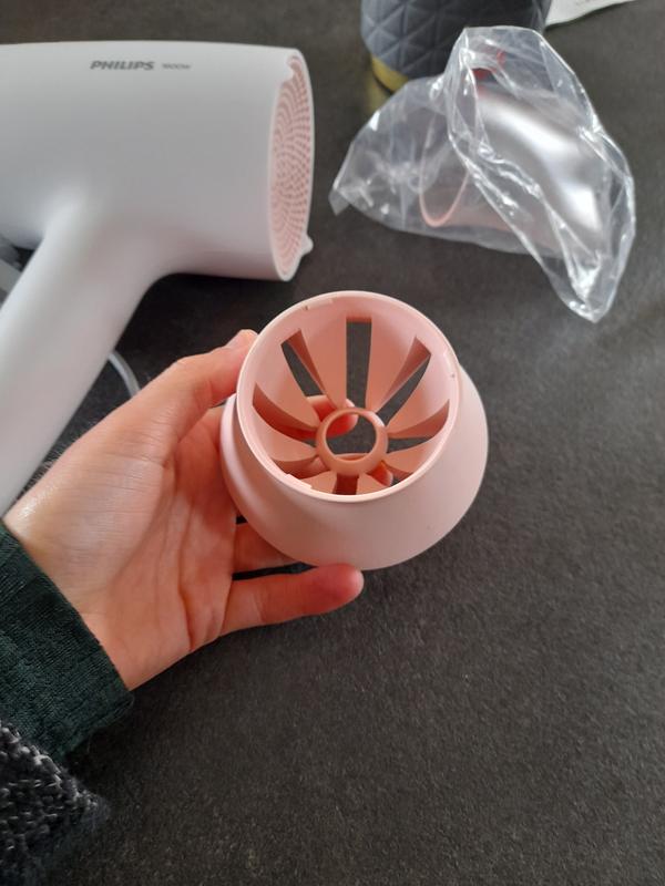 Sèche-cheveux PHILIPS 3000 Series BHD 302 - 1600W - 3 Vitesses - Avec Diffuseur - Neuf (ouvert)