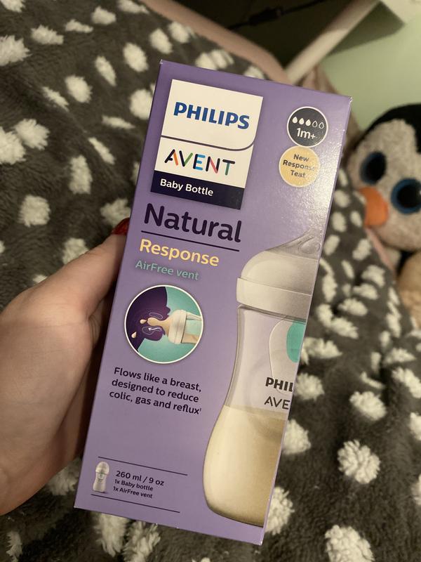 Philips Avent Natural Response AirFree Vent Baby Bottle 1m+