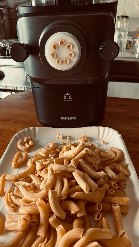 Philips Macchina Per Pasta Automatica - 4 Trafile, Argentata, Per Pasta Fresca In 10 Min - Foto 4