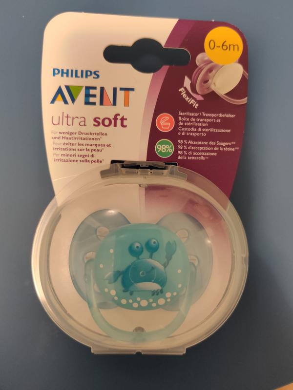 Philips Avent SCF091/03 Ciuccio Succhietto Ultra Soft senza BPA per Bambini  da 0 a 6 mesi Colore Neu - Skills In Healthcare Avent - Per la culla e il  passeggino - Giocattoli