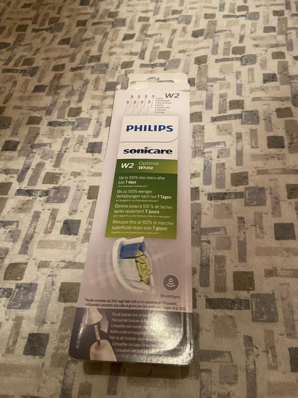 Testine standard per spazzolino sonico Philips Sonicare W Optimal White -  La Dentifriceria