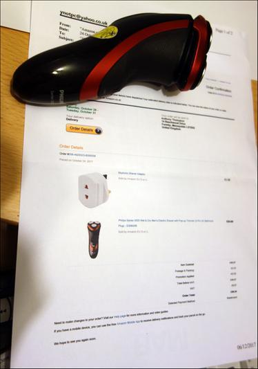 Shaver S3580 now DEAD