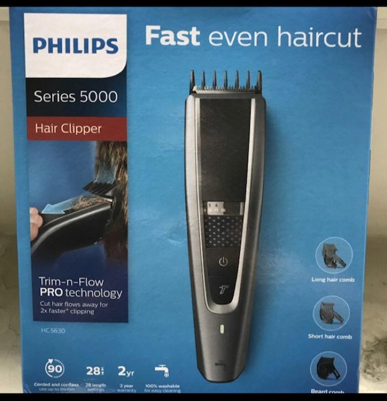 Philips Series 5000 Turbo Washable Hair Clipper HC563015 | Retravision
