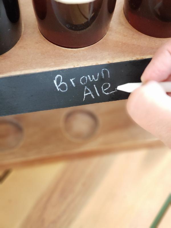 The soapstone pencil writes very well.