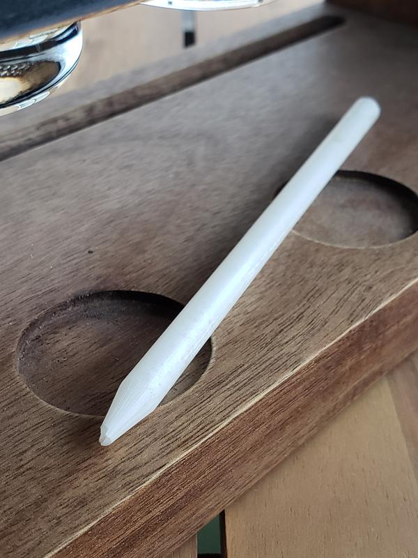 Natural soapstone pencil