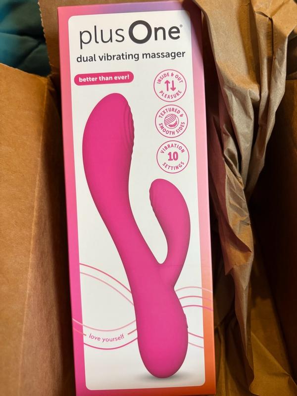 how to use plus one dual vibrating massager plusOne Dual Vibrating Massager main image 1