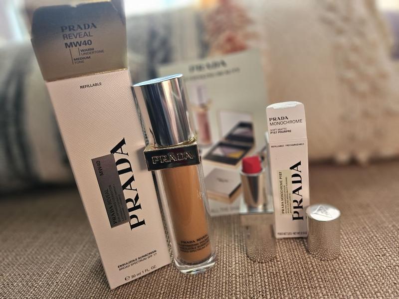 Prada Monochrome Soft Matte Lipstick P155 - Blush | LOOKFANTASTIC