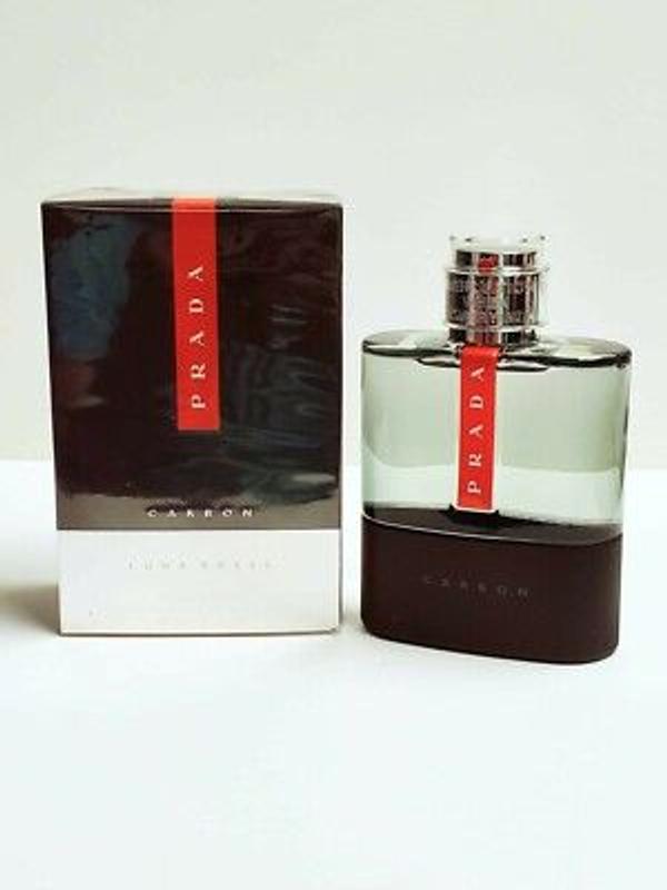 Prada Luna Rossa Carbon For Men Eau De Toilette Spray - 1.7