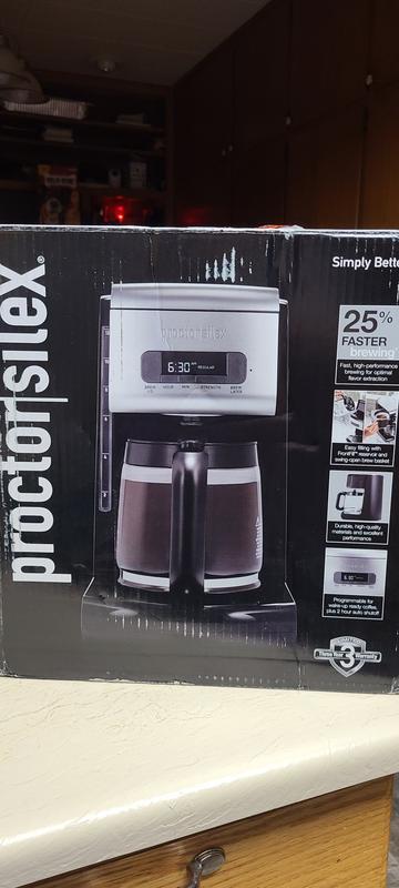 Proctor Silex FrontFill Programmable 12-Cup Coffee Maker