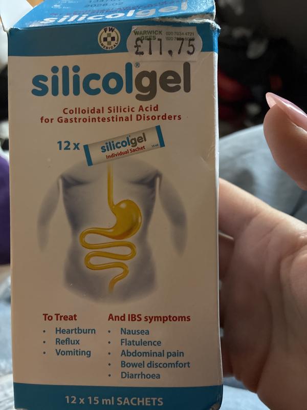 Silicolgel - Gel De Silice En Sachets (12 Sachets) Pour Brûlures D'estomac Et Ballonnements
