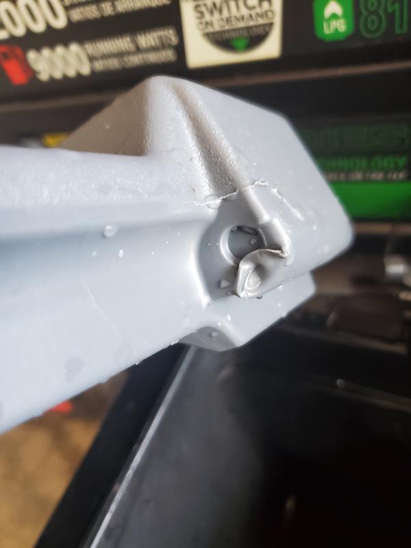 Photo submitted with review of product