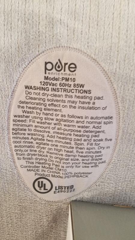 Photo submitted with review of product