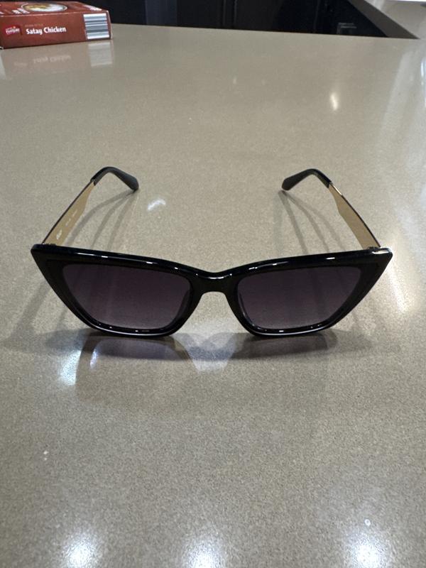 CALL THE SHOTS REMIXED Large Cat Eye Sunglasses – QUAY display picture 3