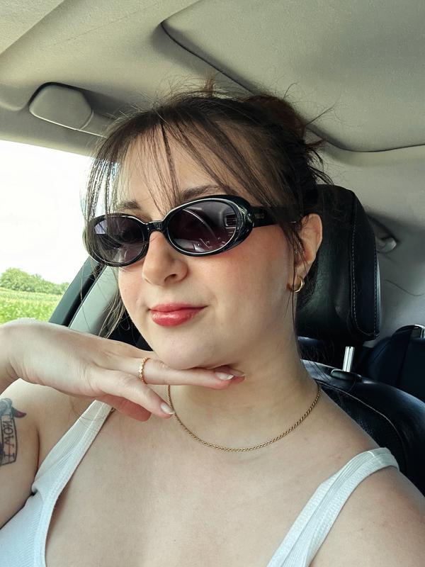 FELT CUTE Retro Oval Sunglasses for Women – QUAY display picture 2