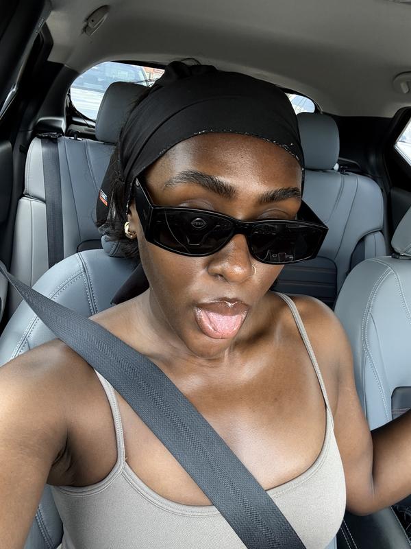 NOT MY FAULT Narrow Rectangle Sunglasses with Flush Lens – QUAY