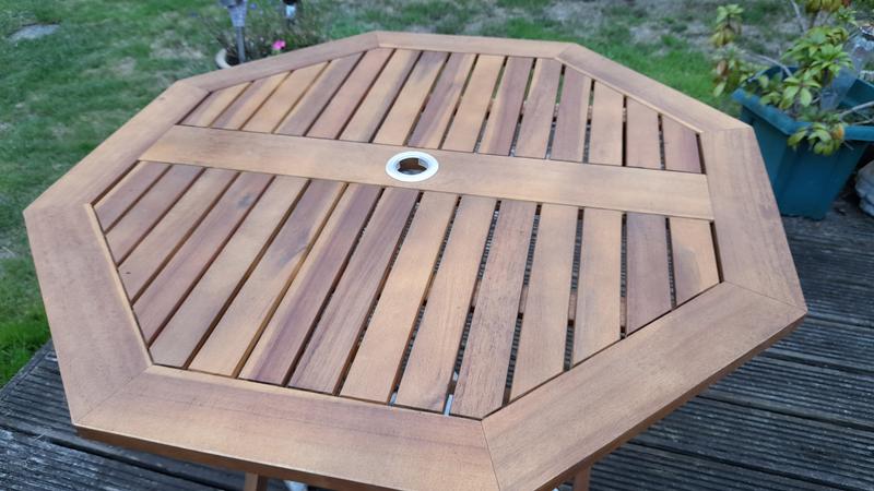 Charles Bentley Wooden Acacia Octagonal Dining Table Robert Dyas
