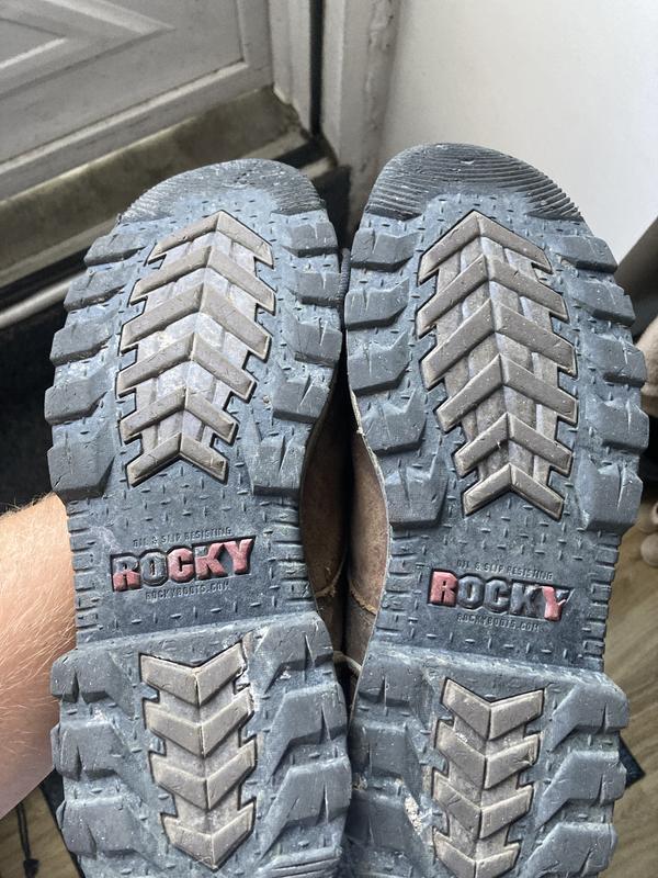 Hard slippery rubber and plastic sole design