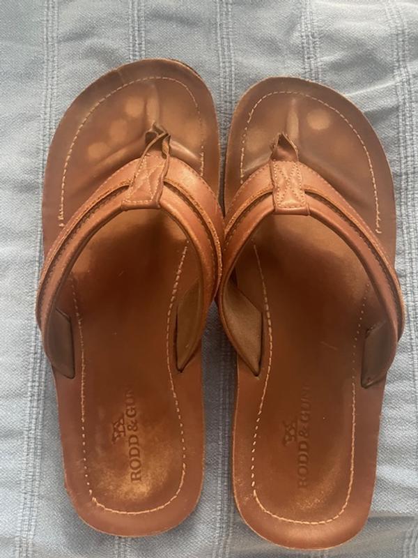Rodd & Gunn Piha Jandal Sandal in Cognac Pull Up | MYER display picture 1