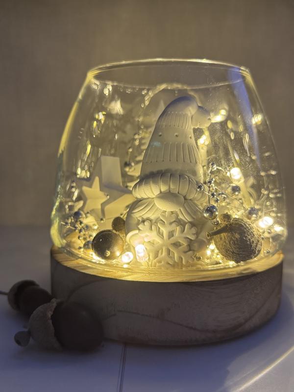 RUBIN LICHT Glaswindlicht Holz klein online kaufen