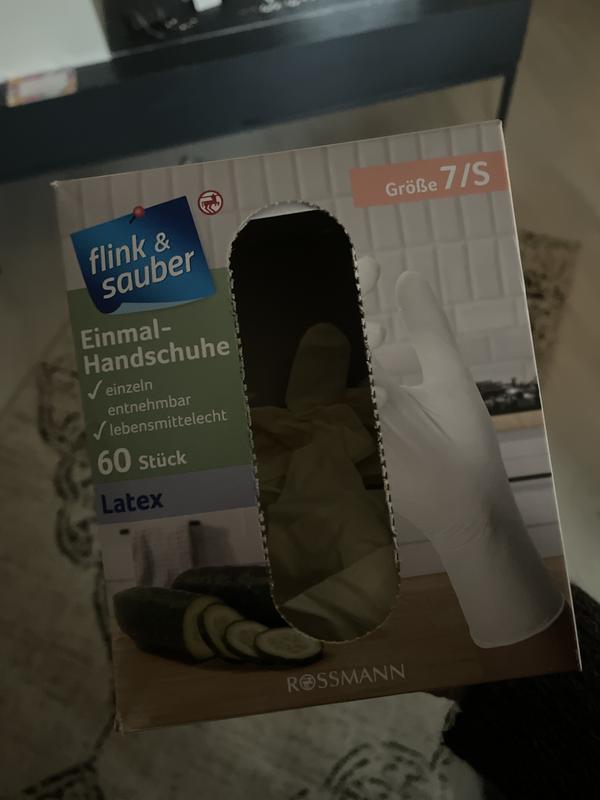 flink & sauber Einmal-Handschuhe Latex Gr. S online kaufen | rossmann.de