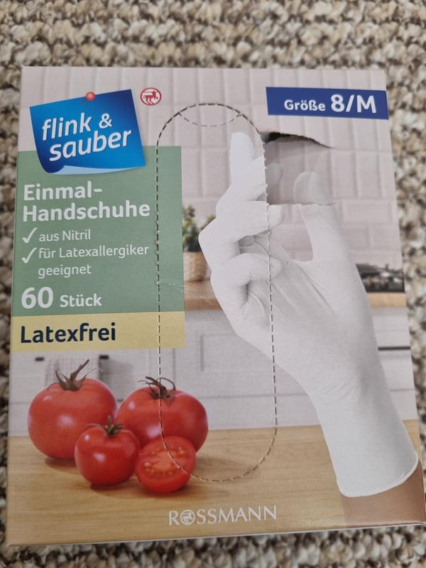 flink & sauber Einmal-Handschuhe Nitril Gr. M online kaufen | rossmann.de
