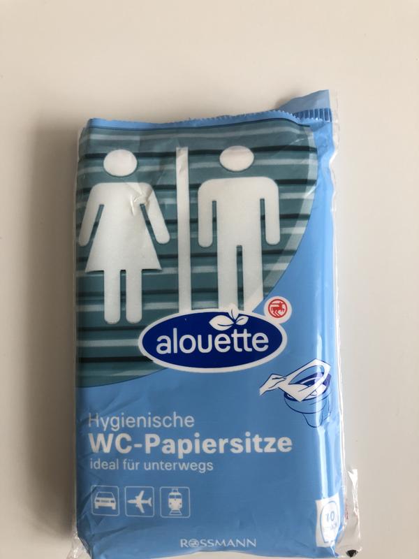 50 Stück Toilettensitz Auflagen Einweg - Hygieneschutz