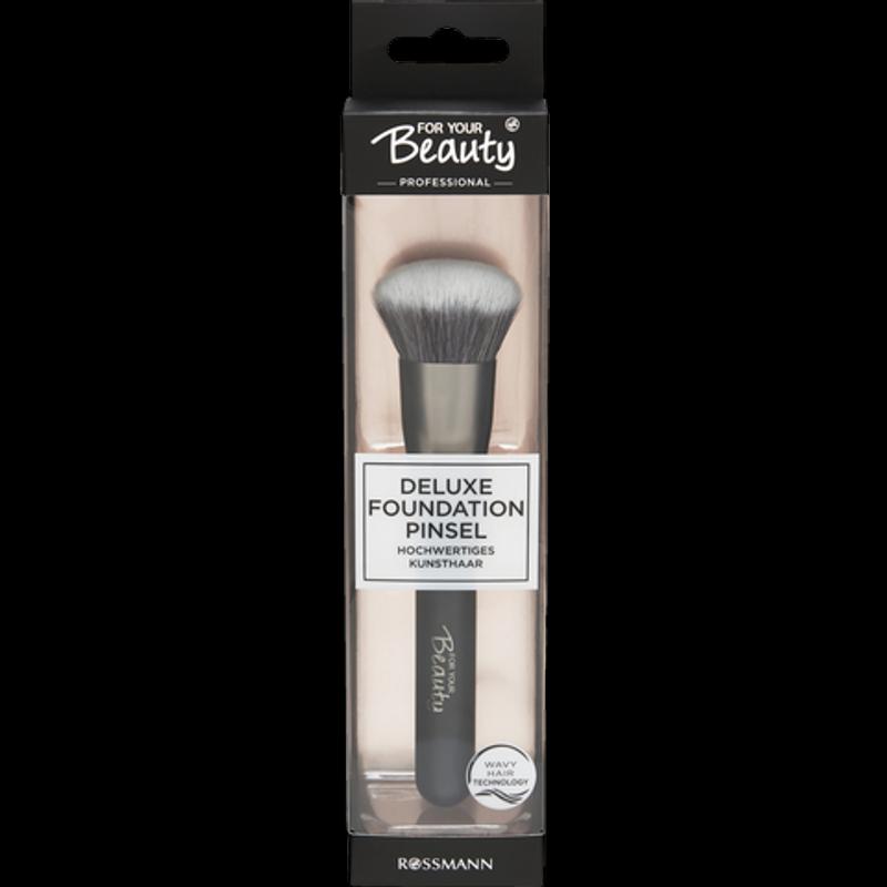 2 Stück Make-Up Pinsel Foundation Pinsel – Flacher Kosmetikpinsel Aus Kunstfaser, 15 Cm Lang – Für Flüssige Und Puder Foundation