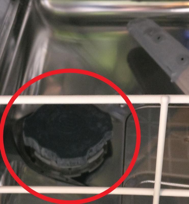 Geschirrspüler Weißer Belag Auf Plastik