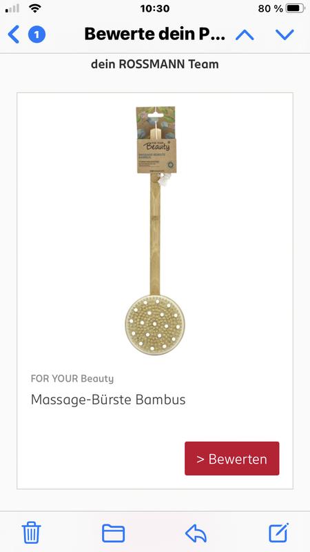 FOR YOUR Beauty Massage-Brste Bambus online kaufen | rossmann.de