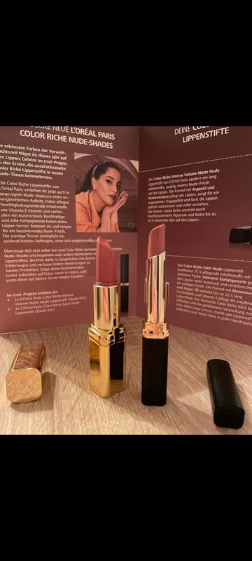 L’Oréal Paris Color Riche Lippenstift – Matt, 16h Halt, 600 Le Nude Audacious, 1,8g