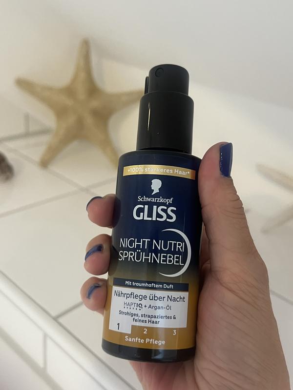 Gliss Kur Night Elixir Haarmaske – Ultimate Repair, 100 Ml, Für Geschädigtes Haar