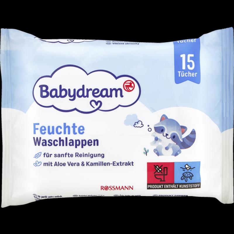 Babydream Feuchte Waschlappen (15 Stück) online kaufen