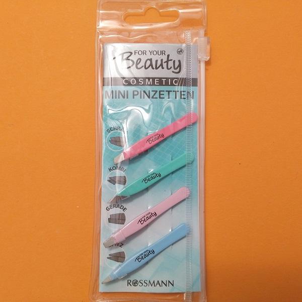 For Your Beauty For Your Beauty Mini Pinzetten Bunt 4 Teilig Rossmann De