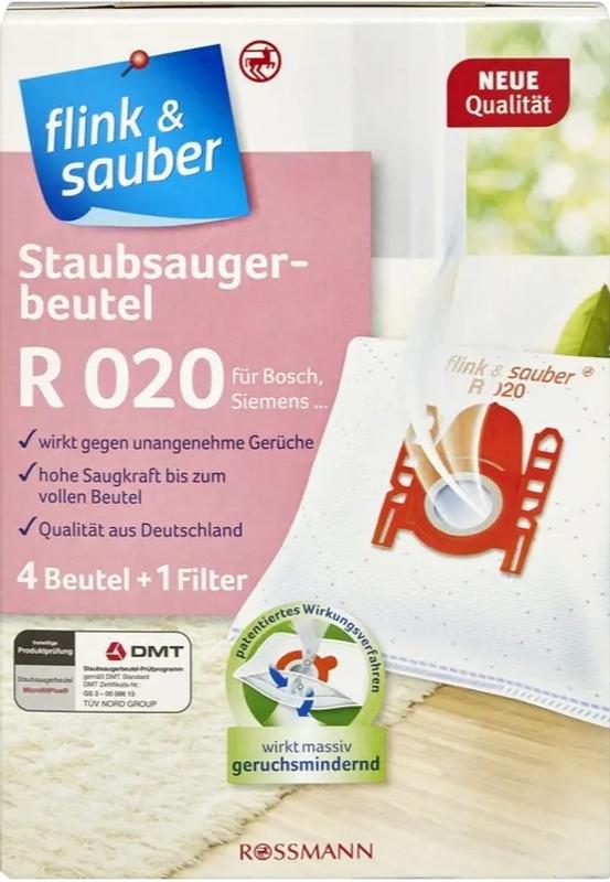 Sacchetti Per Aspirapolvere PakTrade 20 + 2 Filtri Per Bosch