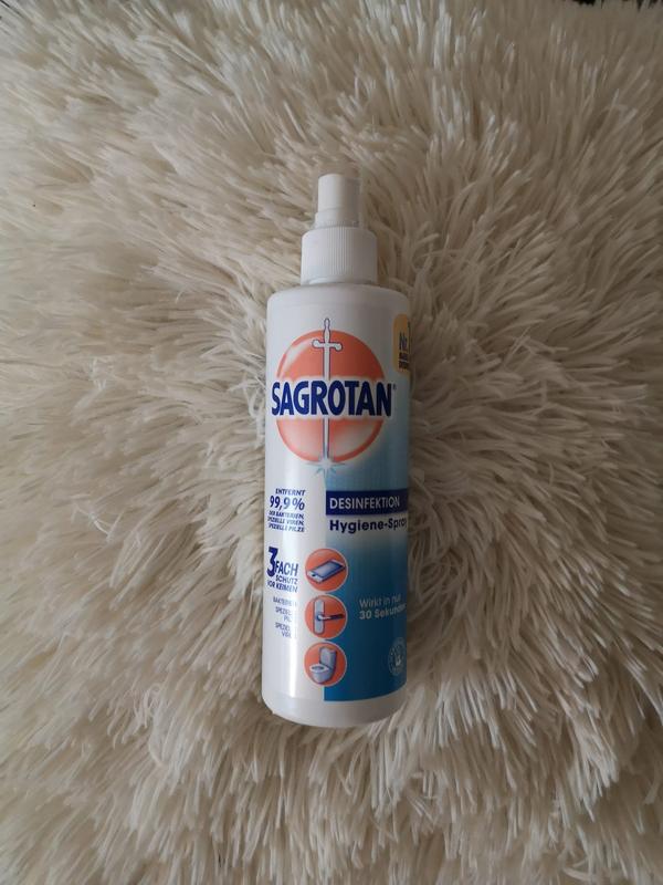 Sagrotan Hygiene Disinfectant Aerosol Spray for Textiles and Surfaces in the Home, Spray Bottle Pack of 6 x 400 ml