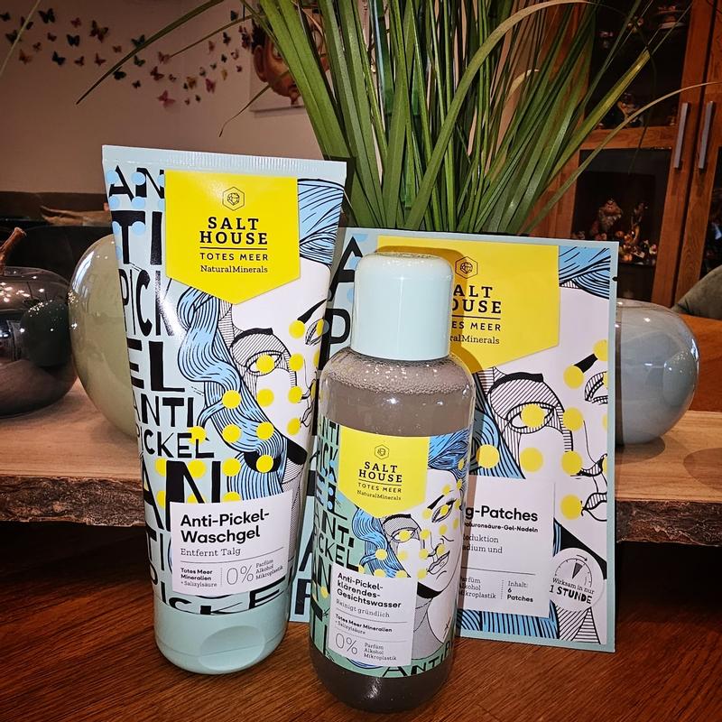 Salthouse Anti-Pickel Gesichtswasser 200ml - Mit Totes Meer Mineralien Und Salizylsäure