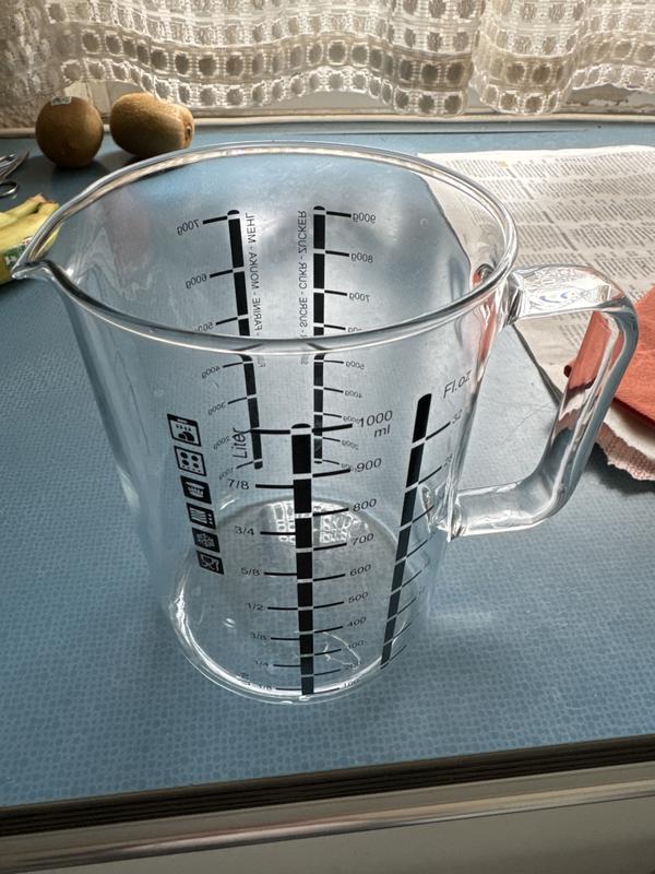 flink & sauber Messbecher aus Glas Füllmenge 1L online kaufen