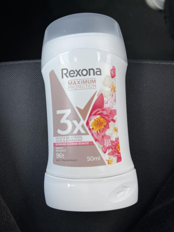Rexona Women Maximum Protection Deostick - 96h Schutz Bei Starkem Schwitzen, Bright Bouquet Duft, 50ml