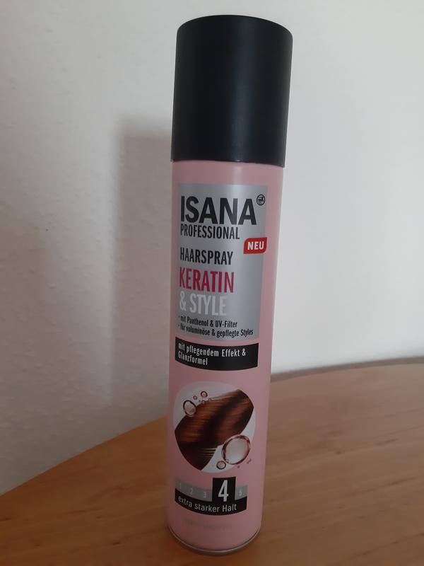 Haarspray Color Glanz, 4 extra starker Halt - Isana - 250 ml