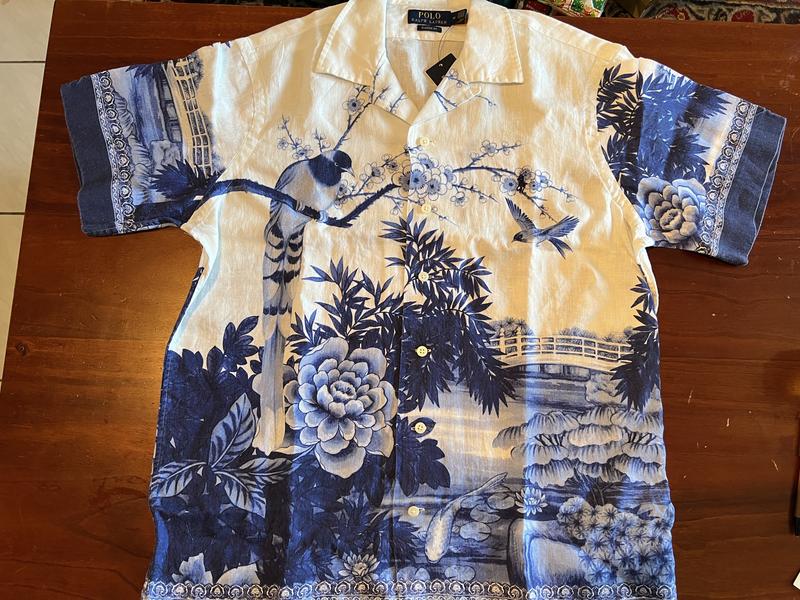 polo ralph lauren the garden vignette camp shirt