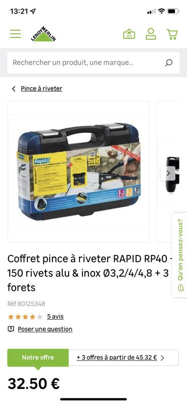 Ouvrir la fenêtre modale de l'avis 1 sur 1